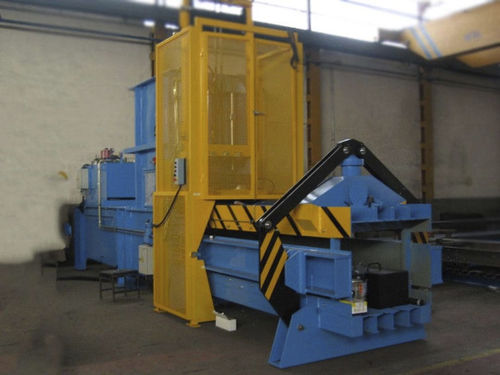 Pressa imballatrice per cartone - JS-1000 series - MHM UK LTD - per plastica / per rifiuti / orizzontale
