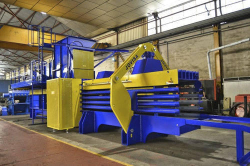 Pressa imballatrice per rifiuti - JS-2000 series - MHM UK LTD - orizzontale / a carico dall'alto / automatica
