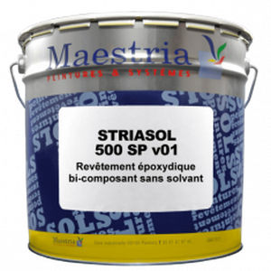 Rivestimento resistente all'abrasione - STRIASOL 500 SP V02 - PEINTURES MAESTRIA - epossidico / industriale / resistente ai prodotti chimici