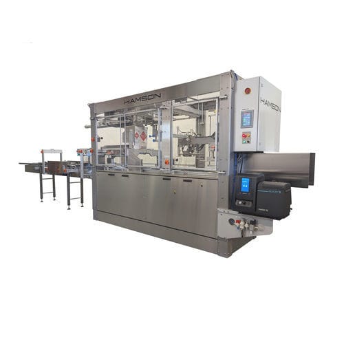 Incassatrice ad alta velocità - ST2  - HAMSON MACHINERY - controllata da PLC / completamente automatica / per bottiglie