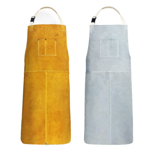 Grembiule da lavoro - MS-352 - GUANGXI DAHUA MING SHUN PROTECTIVE PRODUCTS CO. ,LTD - in pelle / in cotone / in pelle di mucca