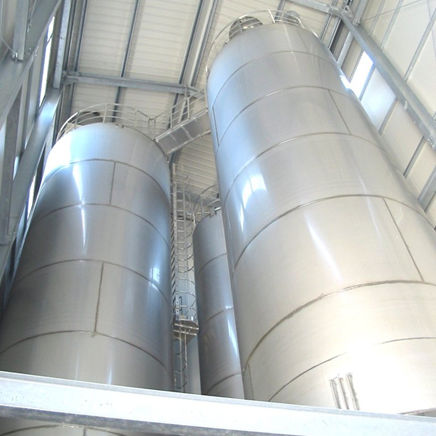Silo per prodotti sfusi - Air-Tec System srl - per sistema di contenitori / in Trevira CS® / in acciaio inossidabile