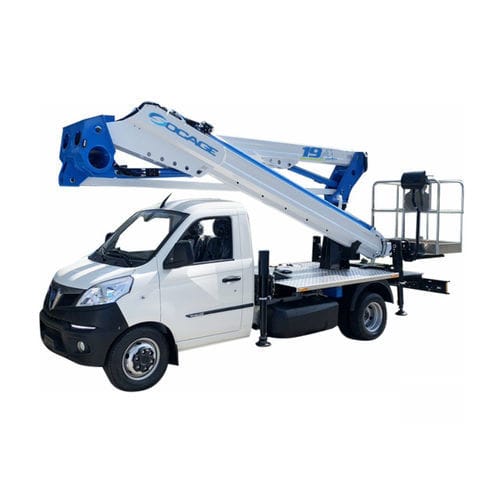 Piattaforma articolata montata su camion - 19A SPEED - SOCAGE S.r.l. - con motore diesel / per uso esterno / multiso