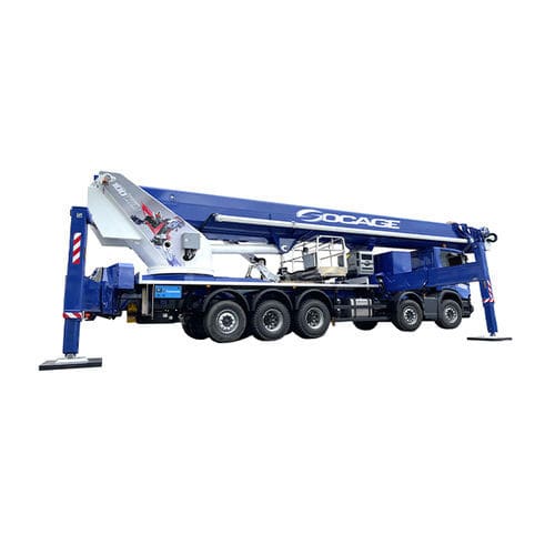 Piattaforma telescopica montata su camion - forSte 100TJJ - SOCAGE S.r.l. - con motore diesel / multiso