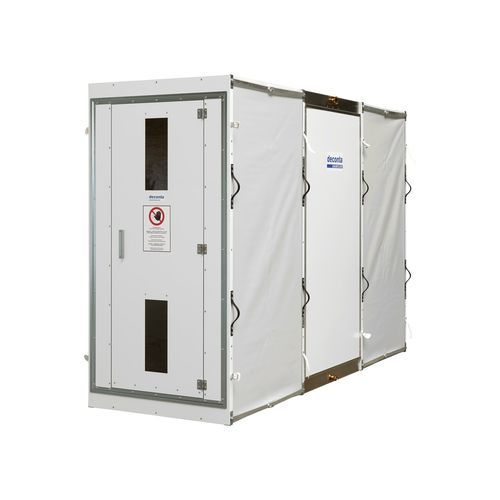 Doccia di sicurezza da terra - SMART-LINE - deconta GmbH - in plastica / ad aria / di decontaminazione