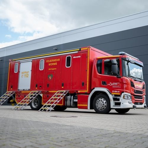 Unità di decontaminazione a polverizzazione - deconta GmbH - per veicolo / mobile
