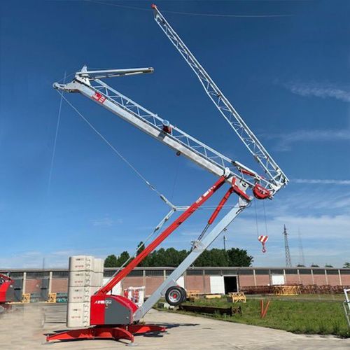 Gru fissa - 724 RB - FM GRU SRL - automontante / per facciate di edifici / idraulica