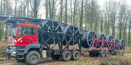 Transporter di bobina - Föckersperger, Frank, GmbH - con motore a gas / su ruota