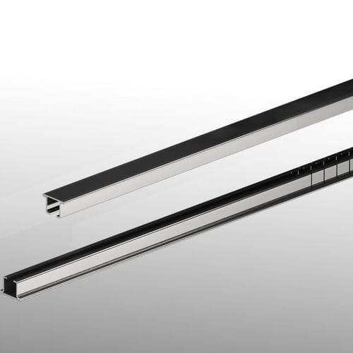 Profilo in metallo - 569 series - Tecom - in acciaio inossidabile / ad arco / di guida