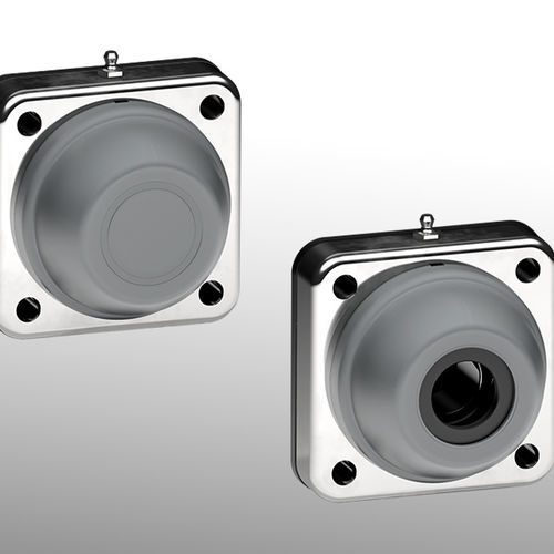 Supporto per cuscinetto in PP - UCF/CA series - Tecom - in NBR / in ottone nichelato / in acciaio inox