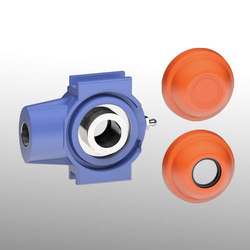 Supporto per cuscinetto auto-allineante - UCT series - Tecom - in polipropilene / in PA / in ottone nichelato