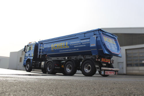 Semirimorchio da cantiere - SKM 31/2 SR - Fahrzeugbau KEMPF GmbH - per veicolo / a 2 assi