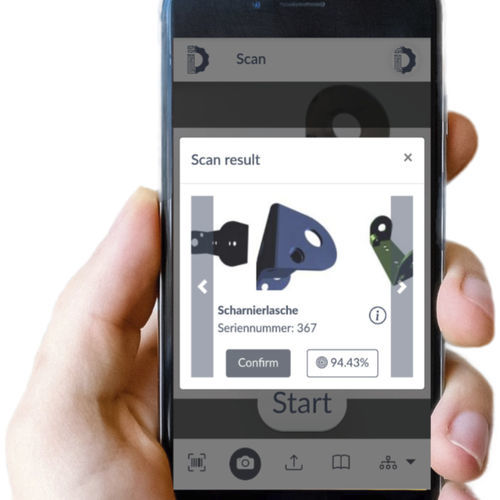Applicazione mobile di progettazione - DATAbility - di processo / automatizzata / in situ