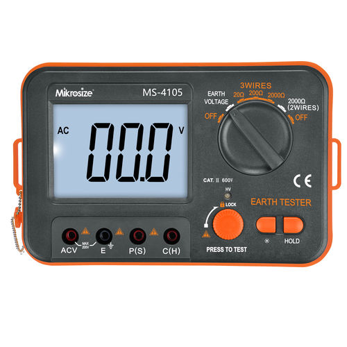 Strumento di misura di resistenza di terra - MS-4105  - Mikrosize - portatile / con display / manuale