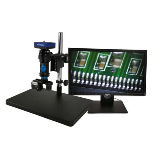 Microscopio ad azionamento manuale - iVideo-6050 - Mikrosize - ottico / per ispezione della brasatura / industriale