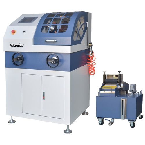 Macchina da taglio diamantata - MCut-90A  - Mikrosize - per alluminio / per acciaio al carbonio / per metalli non ferrosi