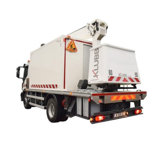 Piattaforma telescopica su autotelaio - Xtenso 4® - KLUBB - idraulica / a gas / da officina