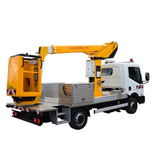 Piattaforma telescopica su autotelaio - KL26 - KLUBB - idraulica / da esterno / per camion