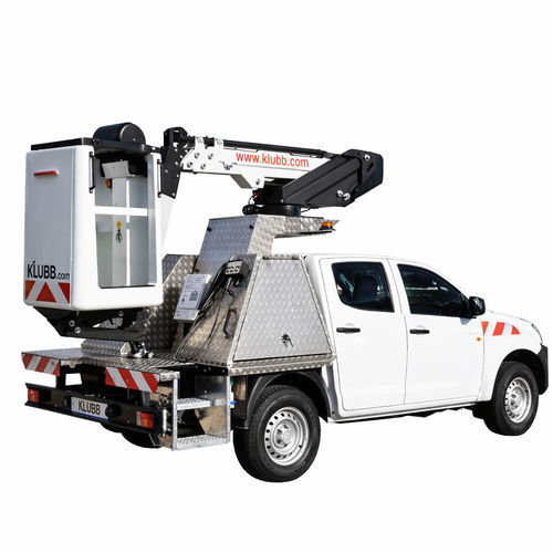 Piattaforma telescopica mobile - K20 D-MAX - KLUBB - su ruota / su autotelaio / idraulica