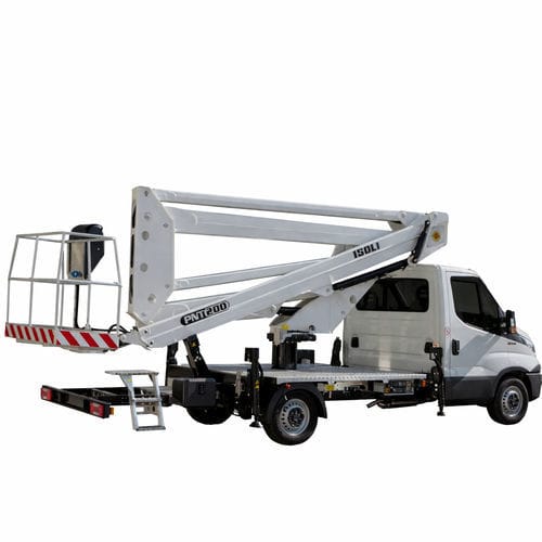 Piattaforma articolata mobile - PNT200 HE - KLUBB - su autotelaio / montata su furgone / idraulica
