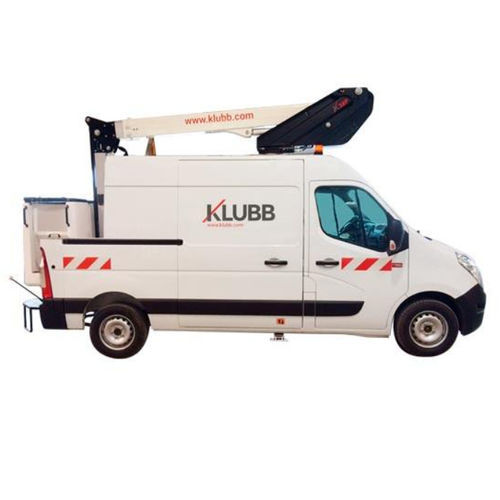 Piattaforma telescopica montata su furgone - KL38P - KLUBB - a gas / compatta
