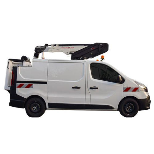Piattaforma telescopica montata su furgone - K20L - KLUBB - idraulica / da esterno