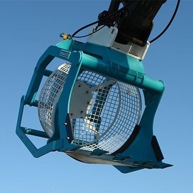 Vaglio rotativo - Dehaco B.V. - per demolizione / per rifiuti / con cestello