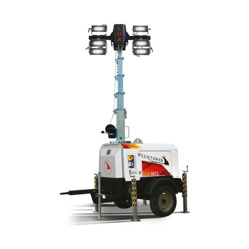 Torre faro LED - LUX M12 PLUS - LUXTOWER - Branch of M.E.TA. Srl - con motore a combustione