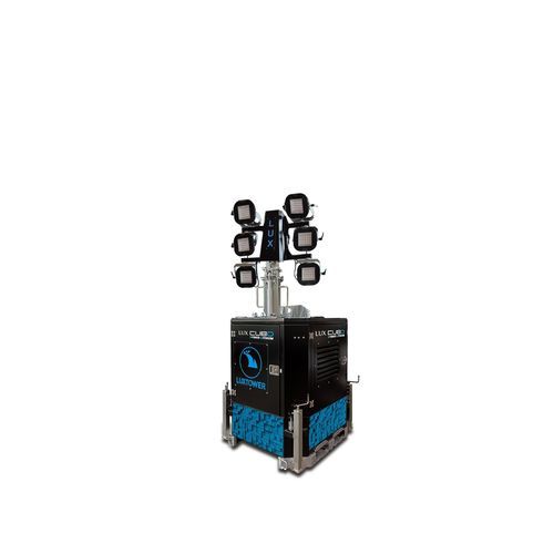 Torre faro LED - LUX CUBO HYBRID AGM - LUXTOWER - Branch of M.E.TA. Srl - con motore diesel / a batteria / ibrido