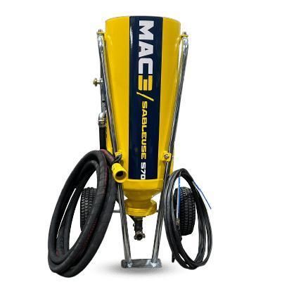 Sabbiatrice automatica - S70 series - MAC3 - a pressione / per trattamento di superficie / orizzontale