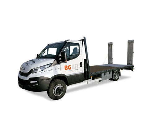 Camion a piattaforma - TR-72 - Brennero Gru s.r.l. - da trasporto / a 2 assi / per cantiere