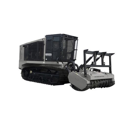 Decespugliatrice forestale - 450B Mulcher - Bron - montata su trattore