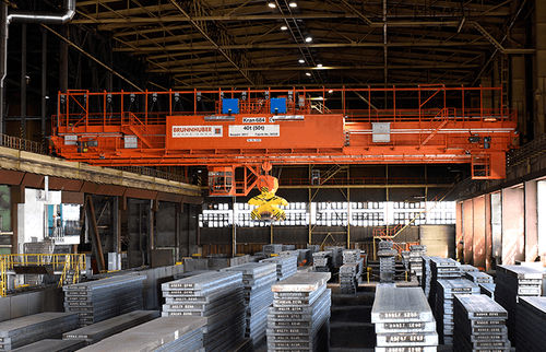 Carroponte monotrave - Brunnhuber Krane GmbH - con sistema di sollevamento leggero