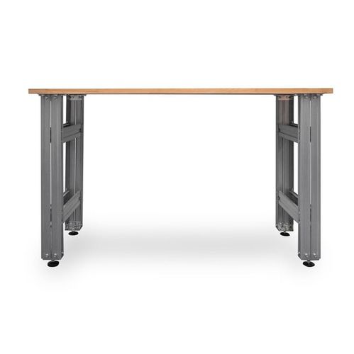 Banco da lavoro in acciaio - W.S. Worldwide Shelving GmbH - per assemblaggio / per officina / modulare