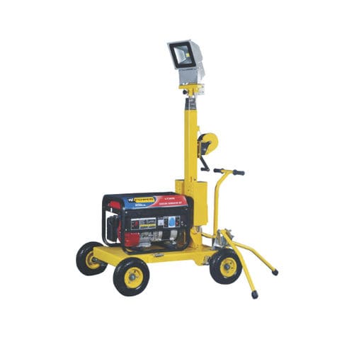 Torre faro LED - GLT-2500-2	 - ANHUI H-POWER MACHINERY CO., LTD. - con motore a benzina / monofase