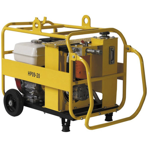 Centralina idraulica con motore a benzina - HP series - ANHUI H-POWER MACHINERY CO., LTD. - su ruote