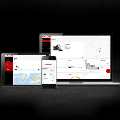 Software in linea - Aquajet Systems AB - di gestione di asset / di analisi / di interfaccia