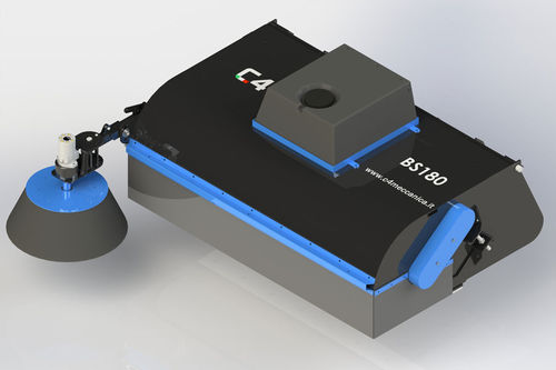 Spazzatrice per minipala - BS series - C4 Meccanica srl - idraulica / con spazzola frontale