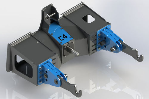 Adattatore per minipala - MA - C4 Meccanica srl - idraulico / regolabile