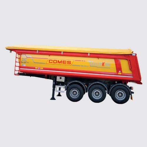 Rimorchio con cassone ribaltabile - Trailerking - COMES SAS - per prodotti sfusi / a 2 assi / a 3 assi