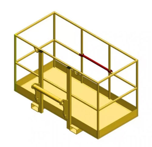 Piattaforma da lavoro - WP - Cosben SRL - mobile / per cantiere / con parapetto di sicurezza
