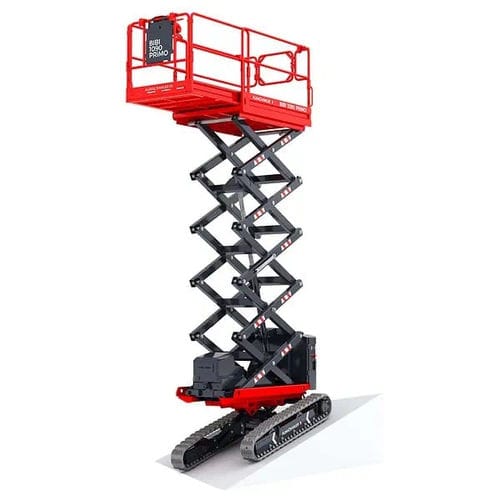 Piattaforma elevatrice a forbice cingolata - BIBI 1090 PRiMO - ALMAC S.r.l. - con alimentazione a batteria
