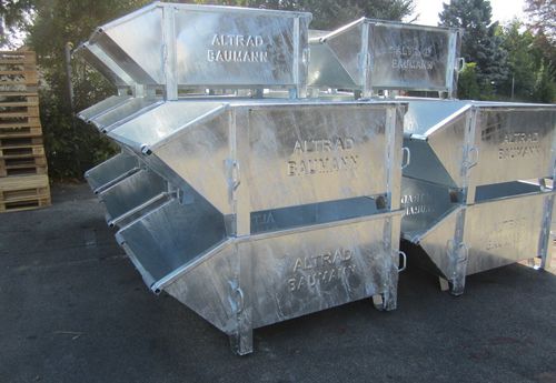 Contenitore IBC in acciaio inossidabile - ALTRAD Baumann GmbH - di stoccaggio / da trasporto / impilabile