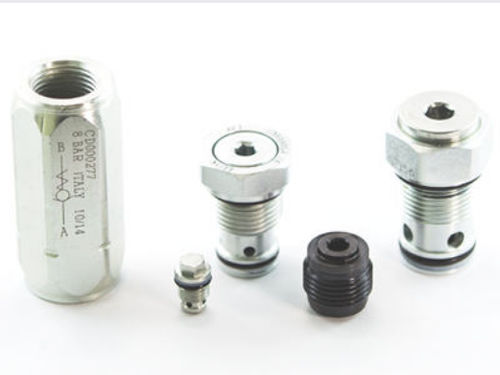 Valvola di ritegno a cartuccia - CDVN-050-PSNR series - ATLANTIC FLUID TECH SRL - a fungo / filettata / in metallo