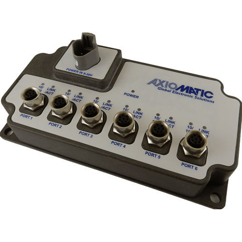 Switch Ethernet non gestibile - AX140700C  - Axiomatic Technologies Corporation - 6 porte / LAN