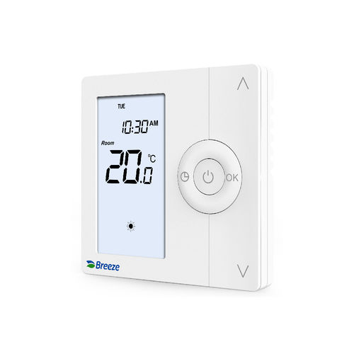 Termostato programmabile - BC203-E - Beijing Breeze Technology Co.,Ltd - da parete / a membrana affiorante / per montaggio in superficie