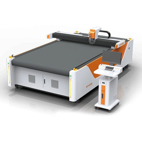 Macchina da taglio a lama oscillante - HTY - Jinan Red Sun CNC Equipment Co., Ltd. - per tessuti / per PVC / per profilati in PVC