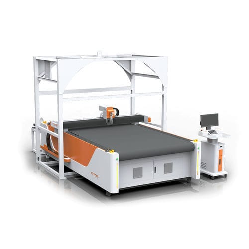 Macchina da taglio a lama oscillante - HTY - Jinan Red Sun CNC Equipment Co., Ltd. - per tessuti / per moquette / CNC
