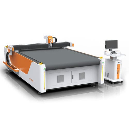 Macchina da taglio a lama oscillante - HTY - Jinan Red Sun CNC Equipment Co., Ltd. - per tessuti / per cuoio / per poliuretano