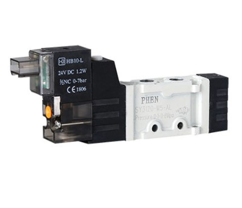 Elettrovalvola a comando diretto - SY - Ningbo Phen Automation Co., Ltd - a 5 vie / aria / di comando